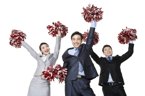 商务人士庆祝图片下载