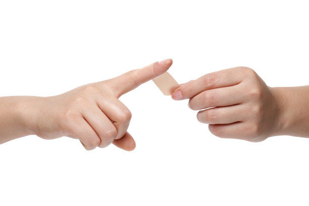 给手指贴创可贴图片下载