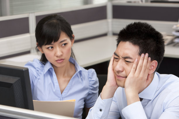 商务人士焦虑图片下载