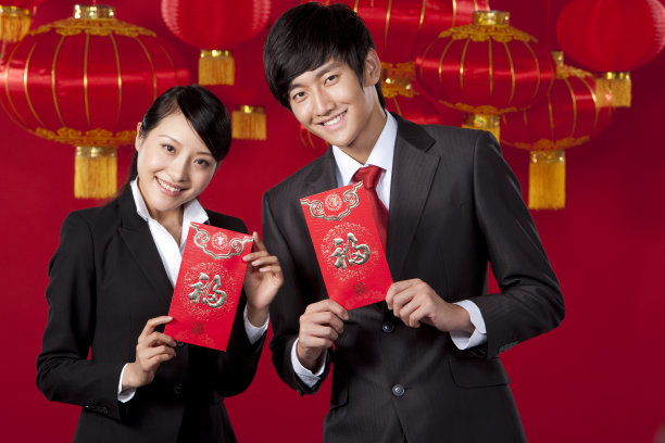 商务人士和红包图片下载