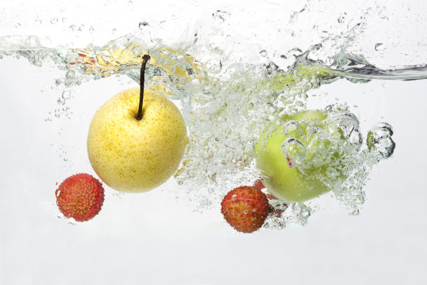 水中的水果图片下载