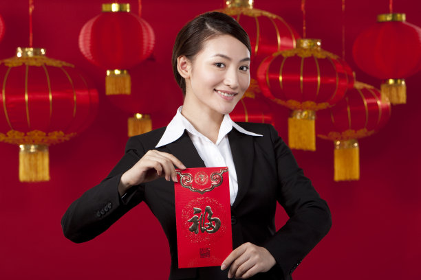 商务人士和红包图片下载