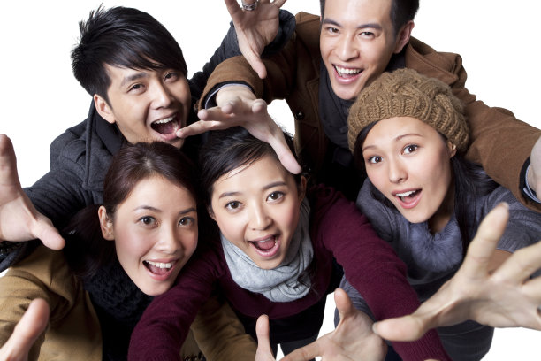 时尚青年男女图片下载