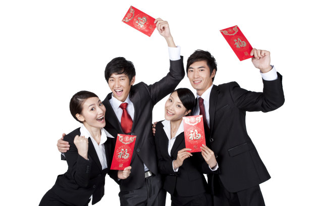 商务人士和红包图片下载