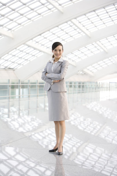 商务女士全身像图片下载