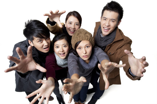 时尚青年男女图片下载