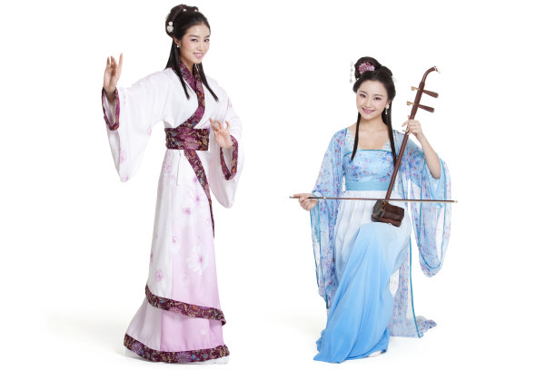 古装美女拉二胡伴舞图片下载