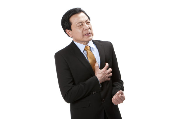 中年商务男士胸口疼图片下载