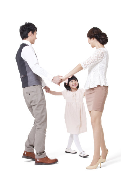 快乐家庭手拉手转圈图片下载