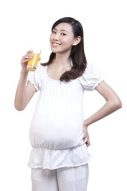 孕妇喝橙汁图片下载