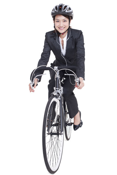 骑车女子肖像图片下载
