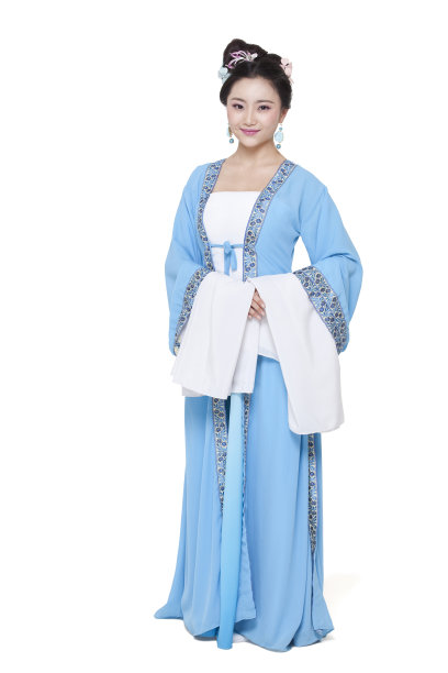 古装美女作揖图片下载