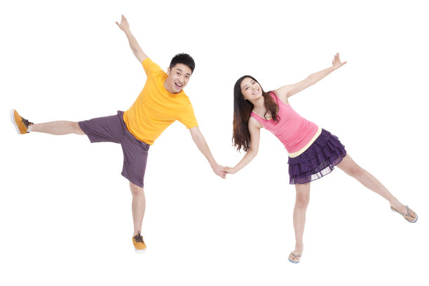 快乐年轻情侣图片下载