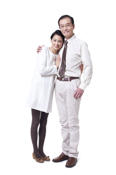 幸福的中年夫妻图片下载
