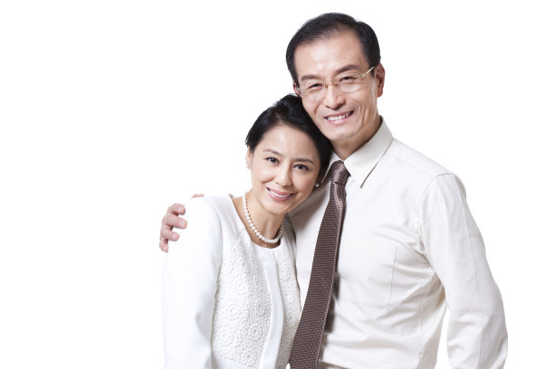 幸福的中年夫妻图片下载