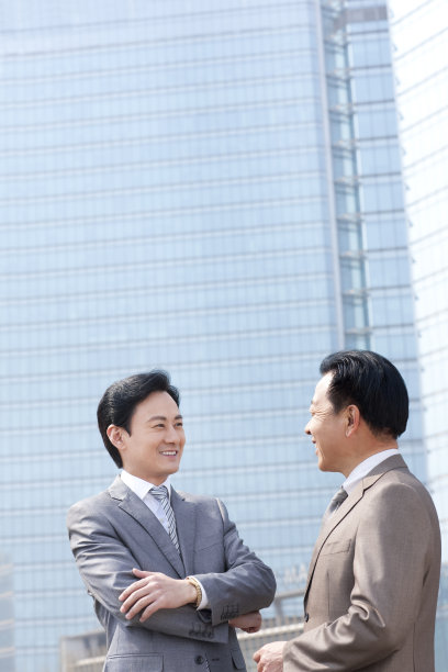 商务伙伴交谈图片下载