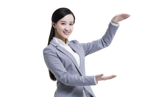 快乐的商务女士图片下载