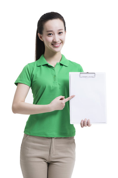 志愿者与书写板图片下载