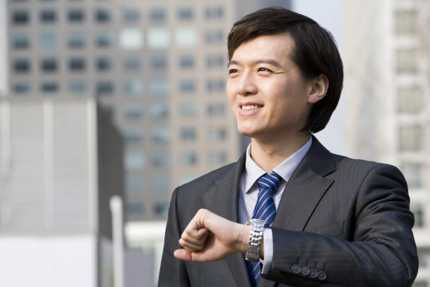 商务人士赶时间图片下载