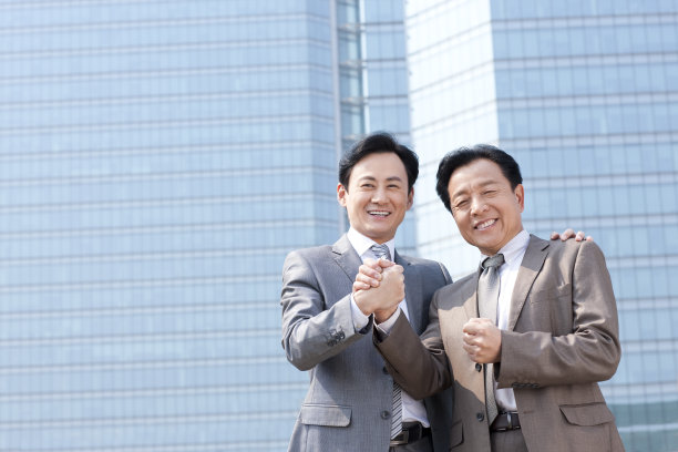 商务伙伴握手合作图片下载