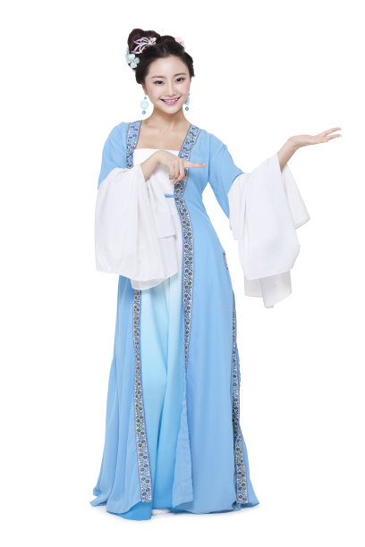 古装美女做手势图片下载