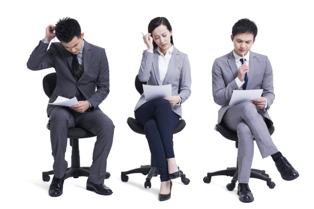 应聘者进行笔试图片下载