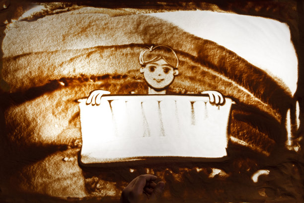 儿童沙画图片下载