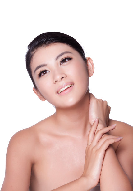 年轻女人妆面图片下载