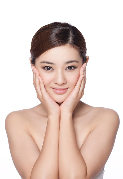 年轻女人妆面图片下载