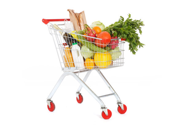 购物车里的食品图片下载