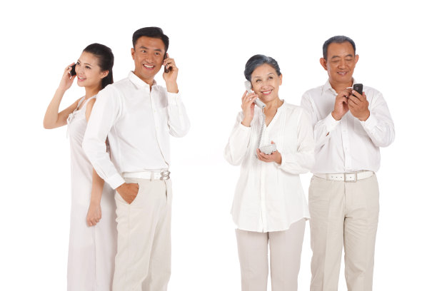 快乐家庭打电话图片下载