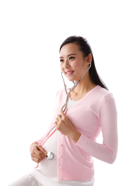 孕妇使用听诊器图片下载