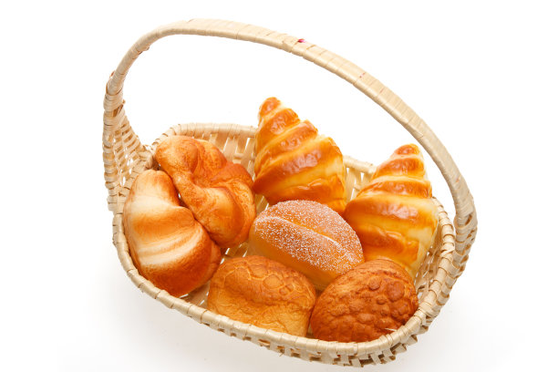 静物面包筐图片下载