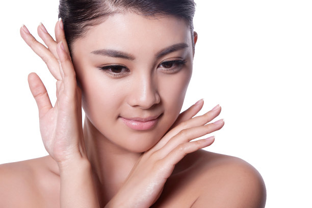 年轻女人妆面图片下载