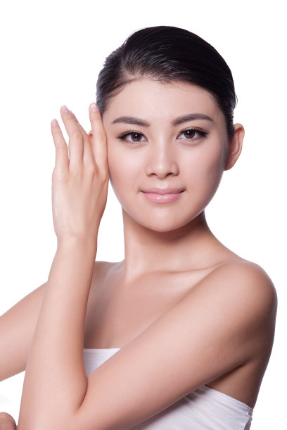 年轻女人妆面图片下载