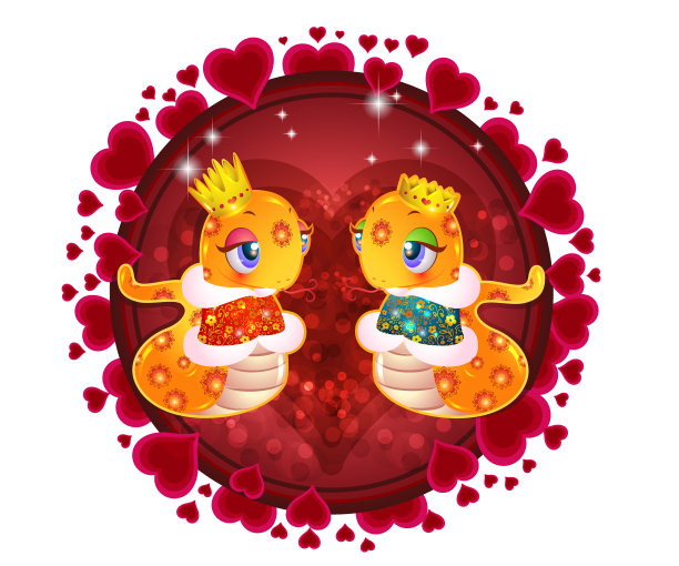 插画蛇图片下载