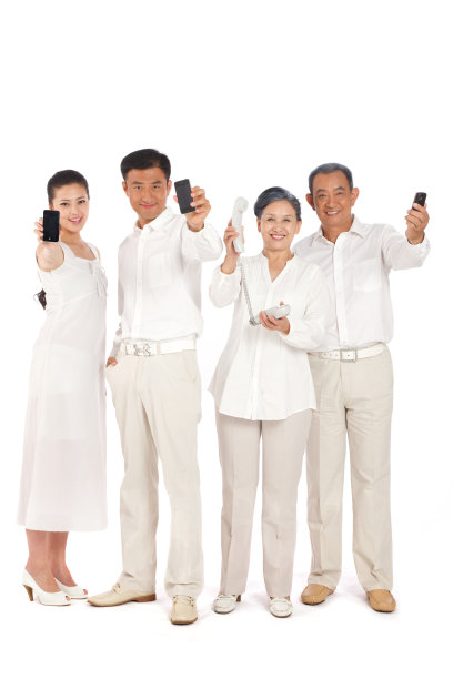 快乐家庭打电话图片下载