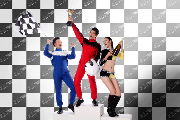 青年赛车手获奖图片下载