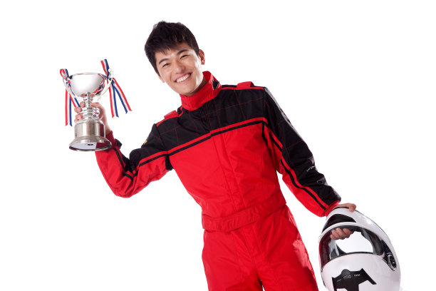 青年赛车手获奖图片下载