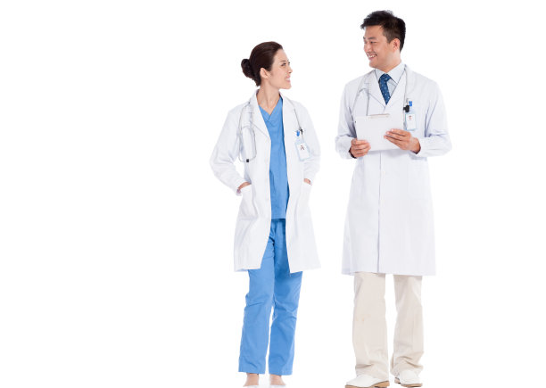 两个医生交谈图片下载