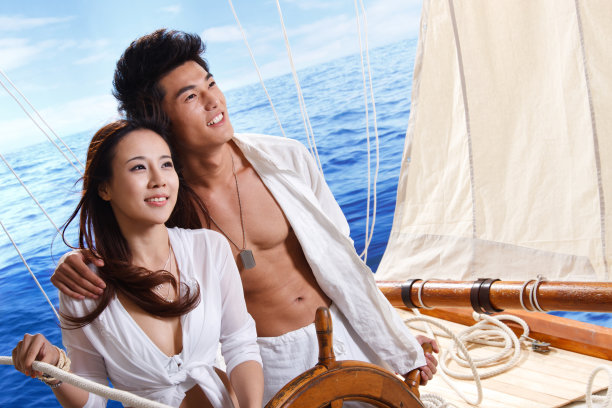 东方人航海出行图片下载