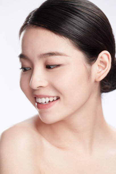 青年女人妆面图片下载