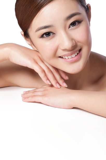 年轻女人妆面图片下载