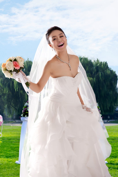 浪漫婚纱新娘图片下载