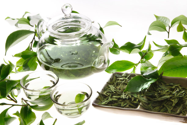 茶叶茶壶茶杯图片下载