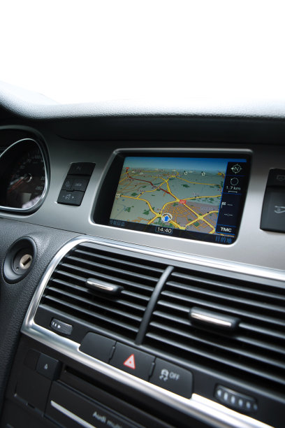 汽车内部导航仪屏幕图片下载