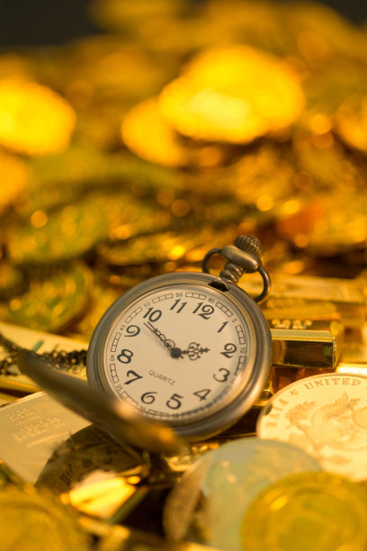 黄金和怀表图片下载