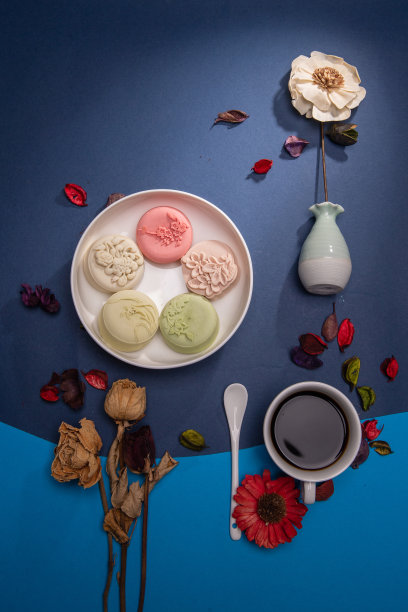 月饼配咖啡图片下载