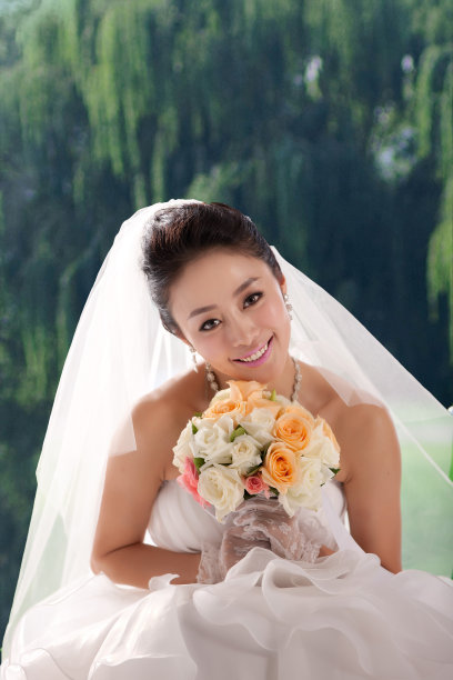 浪漫婚纱新娘图片下载