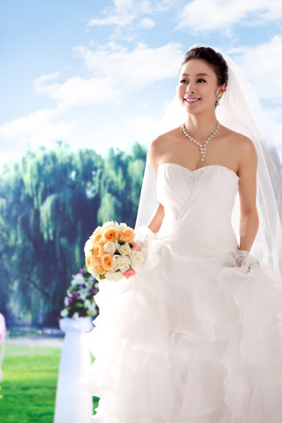 浪漫婚纱新娘图片下载